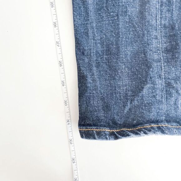 NUDIE Jeans Tube Tom Organic Aged Ink Blue Women’s Tag Size 26x34 - Picture 8 of 14
